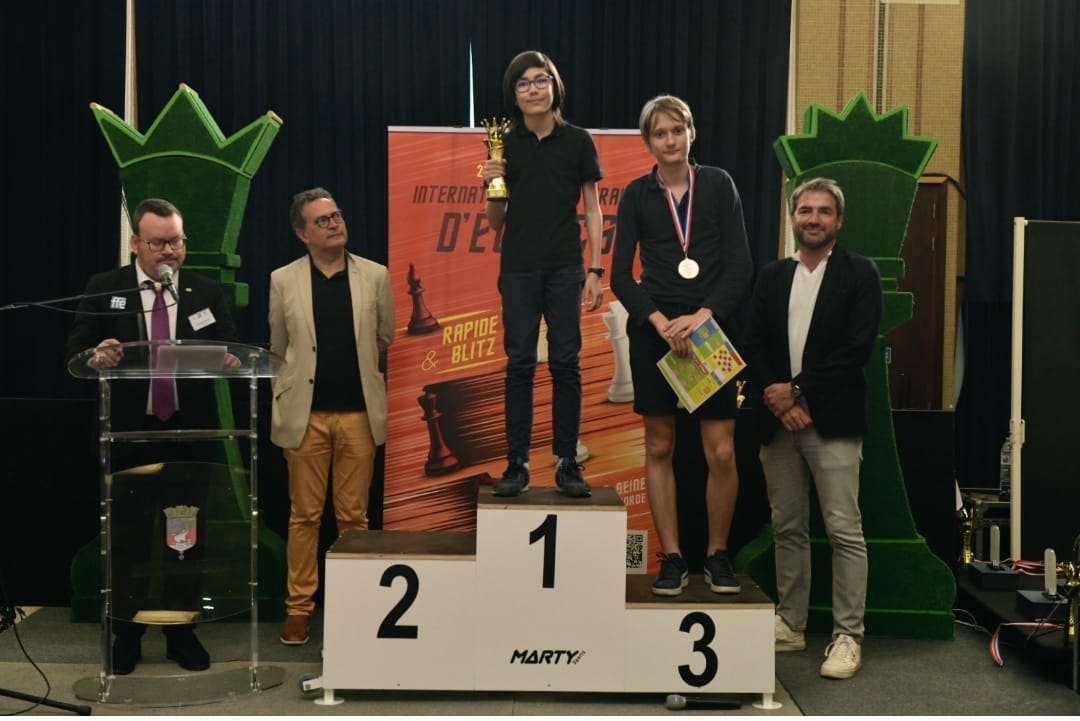 Tristan podium Championnat de France Rapide